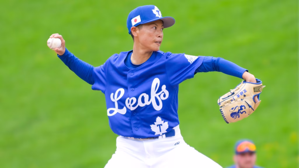 The Maple Leafs baseball team’s star female pitcher is shattering stereotypes.