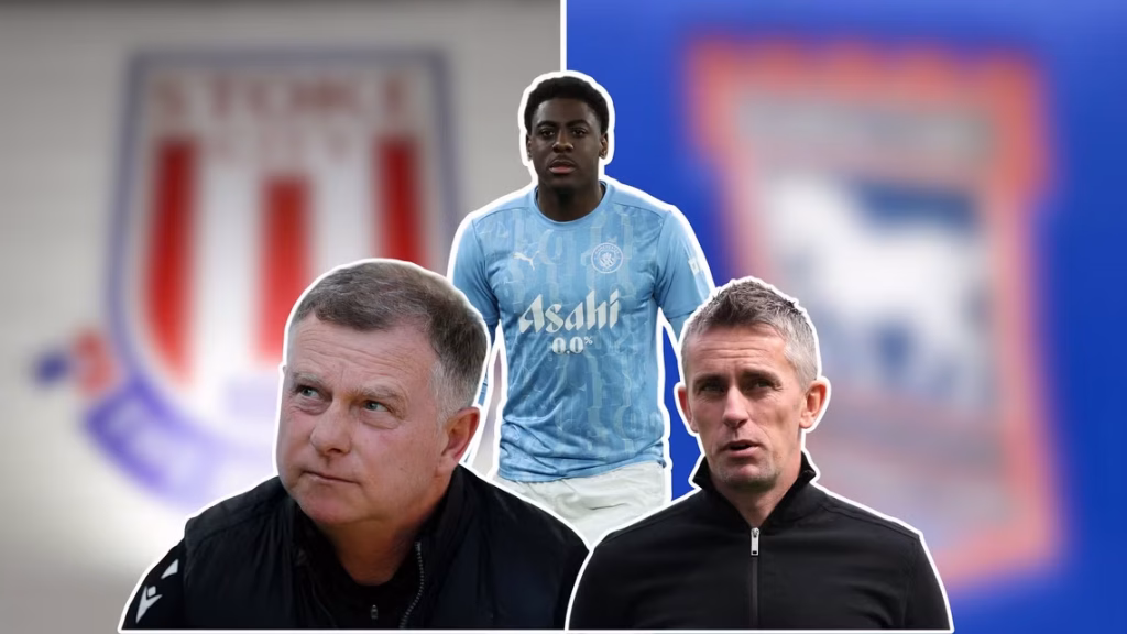Stoke City join Ipswich Town in race to sign Man City attacker