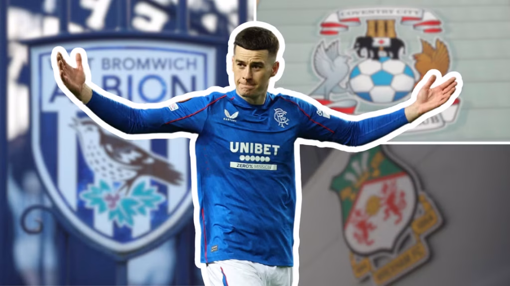 West Brom, Coventry City & Wrexham interest revealed in Rangers midfielder – he’s set to be a free agent